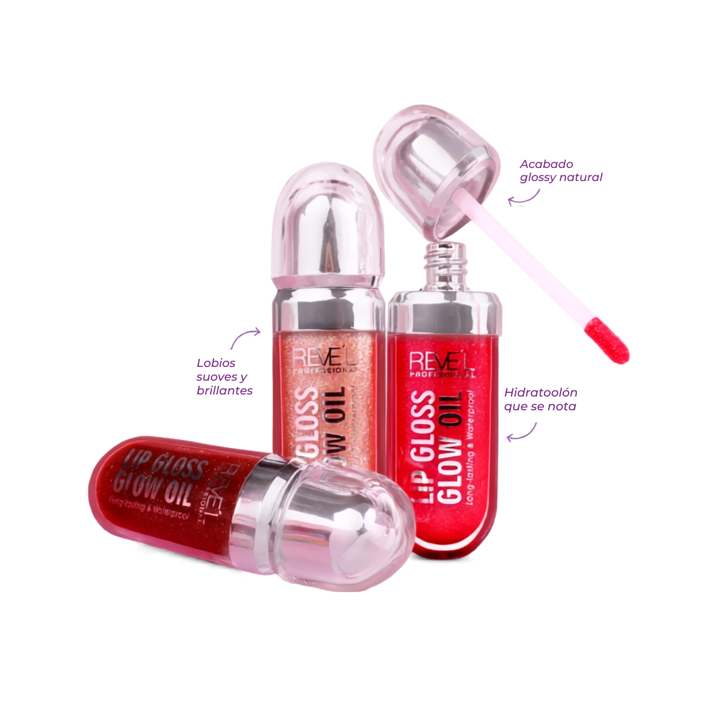 Gloss Kiko Dupe Revel con acabado brillante e hidratante para labios de Lucky Day.