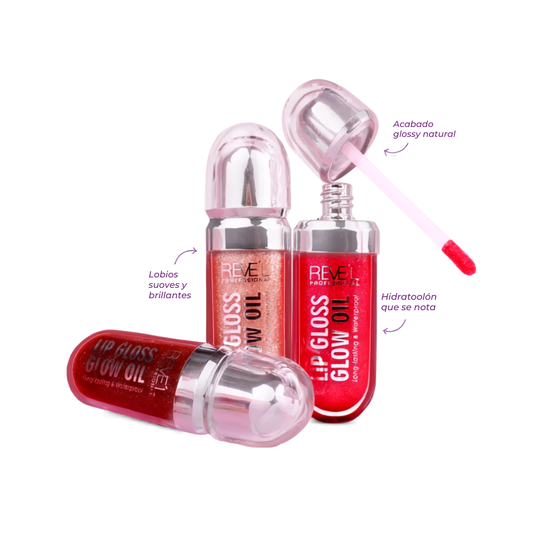 Gloss Kiko Dupe Revel con acabado brillante e hidratante para labios de Lucky Day.