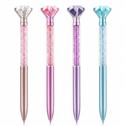 Lapicero Diamante Kawaii con diseño elegante para papelería y escritorio de Lucky Day.