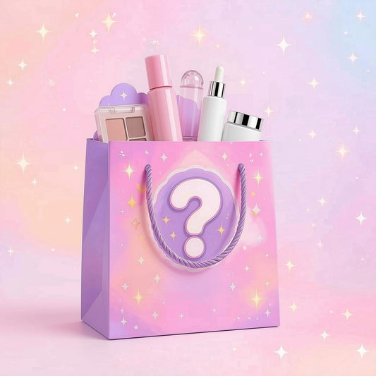 Lucky Bag Standard de Lucky Day con productos sorpresa de maquillaje, papelería kawaii, skincare y accesorios.